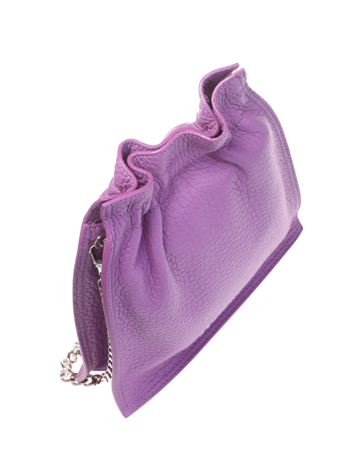 shop ORCIANI  Borsina: Orciani borsa a secchiello in pelle liscia, Petit Mini.
Chiusura a calamita con arricciatura.
Logo lettering sul davanti.
Tracolla a catena per uso crossbody.
Dettagli in metallo silver.
Dimensioni: larghezza: 20 cm altezza: 23.5 cm profondità: 4 cm.
Composizione: 100% pelle di vitello.
Fabbricato in Italia.. SD0170 SOF-GLICINE number 6893254